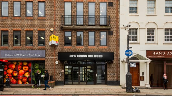Business Cube - 275 Grays Inn Road, WC1 - Kings Cross