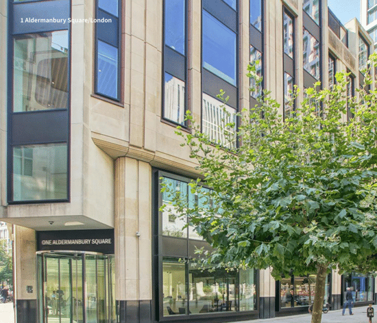 JLL (Managed 8,953 sqft) - 1 Aldermanbury Square, EC2 - Moorgate