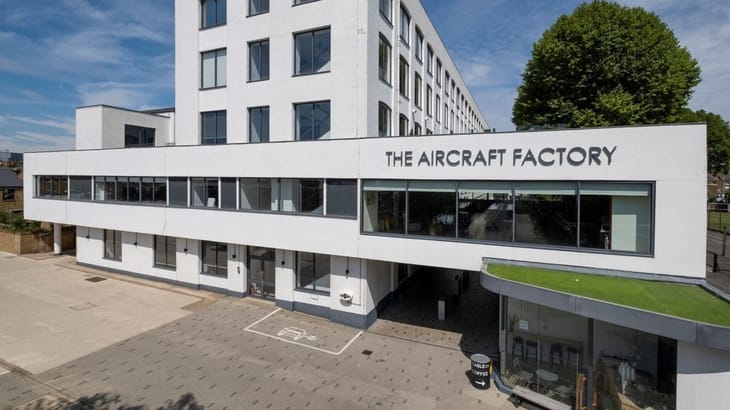 CBRE (Managed 2,856 - 6571 sqft) - The Aircraft Factory - 100 Cambridge Grove, W6 0LE - Hammersmith image 6