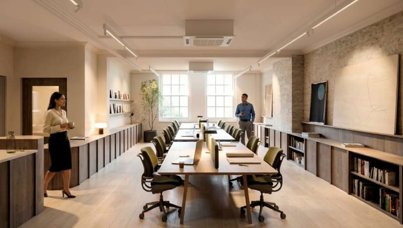 Kitt Offices (Managed 1,610 - 1,625 sqft) - Bridge House - 22 Newman Street, W1T 1PG - Fitzrovia image 3
