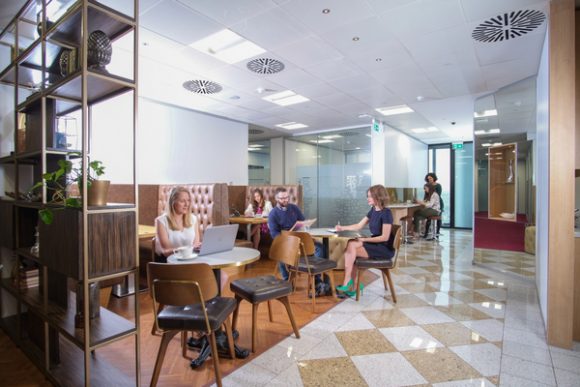 A breakout space in The Cheesegrater
