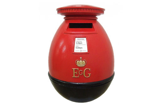 Big Egg Post Box Design