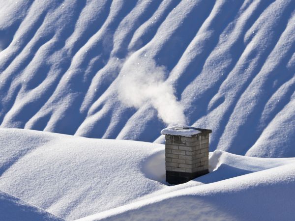 roof in winter
