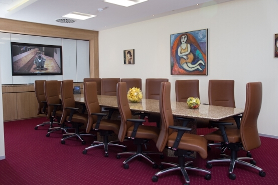 A meeting room in The Cheesegrater