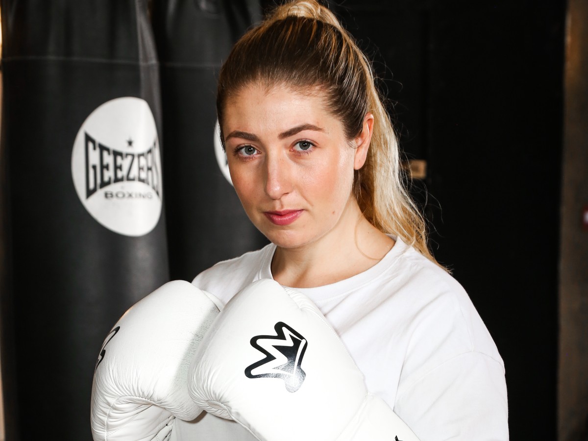 Marnie in training gear