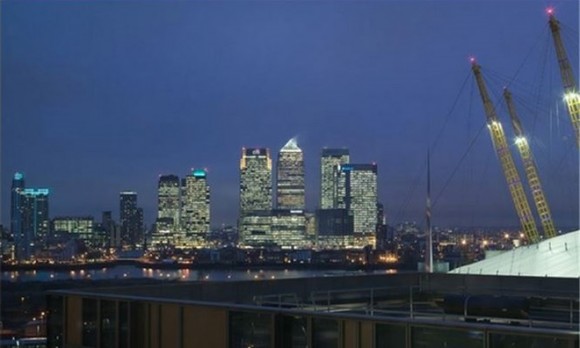 Panoramic view from serviced office in Greenwich Panoramic View - Office Space in Greenwich