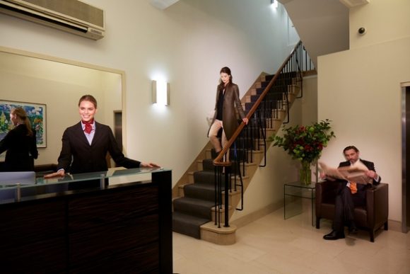 Reception of office on Leadenhall Street